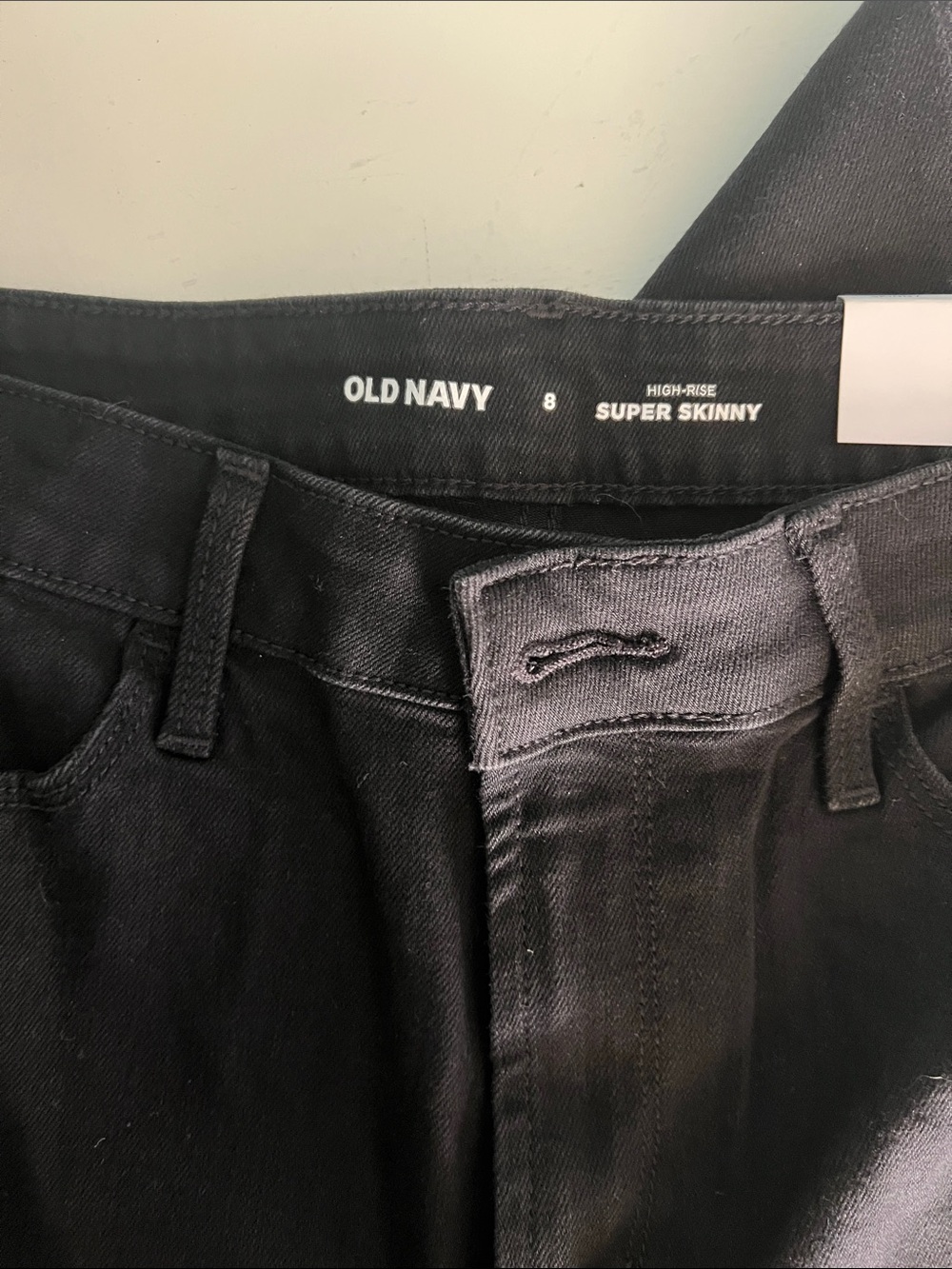 Old Navy Super Skinny High-Rise Jeans — Black